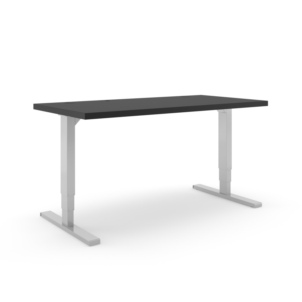 Illustration du produit: Actiforce Bureau Elements Solid 1800, réglable en hauteur électriquement, noir / blanc