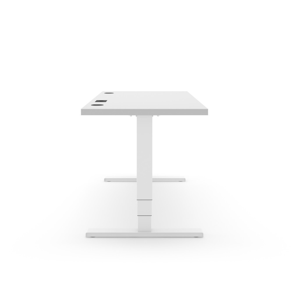 Produktabbildung Nr. 5: Actiforce Bureau Elements Solid 1600, réglable en hauteur électriquement, gris platine / blanc