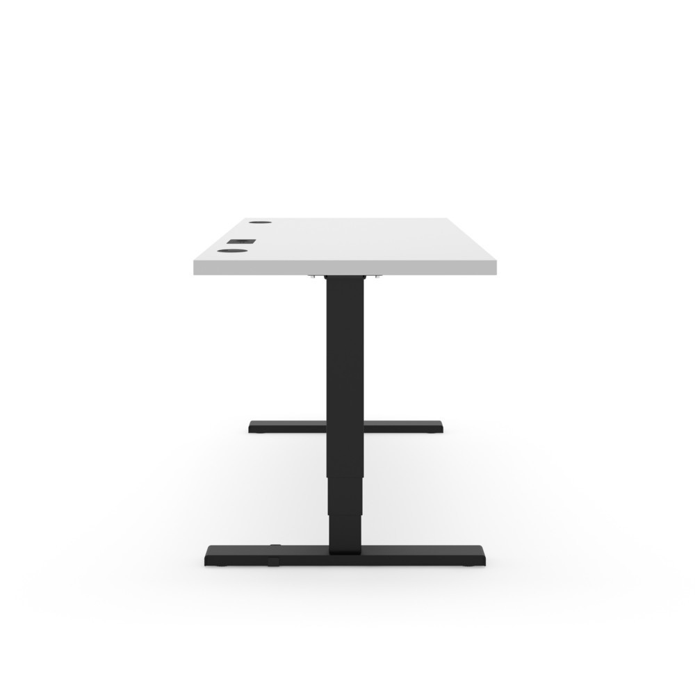Produktabbildung Nr. 5: Actiforce Bureau Elements Solid 2000, hauteur réglable en hauteur électriquement, gris platine / blanc