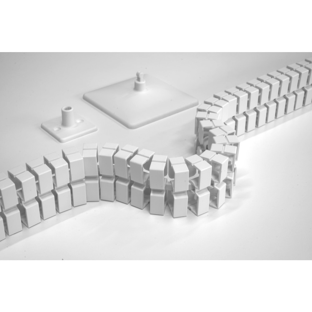 Produktabbildung Nr. 2: Actiforce Protège-câble articulé Slim, blanc