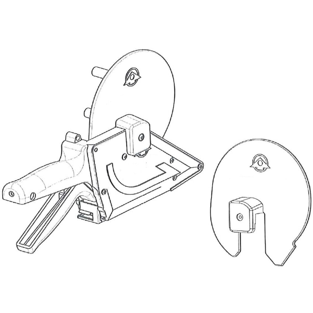 Produktabbildung: Adapter für 3" (76mm) Kern für Hand-Etikettenspender TO 30, TO 60, TO 30 APF und TO 60 APF