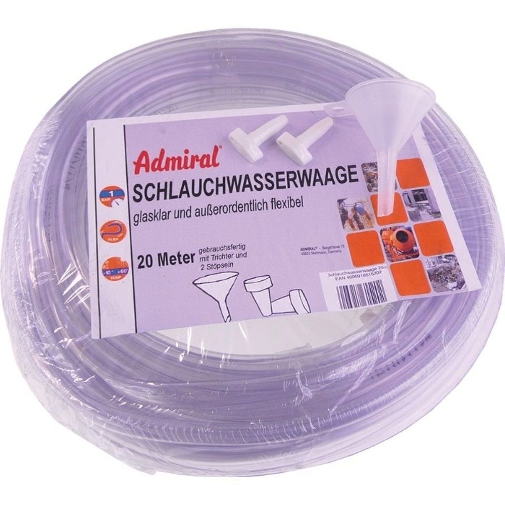 Illustration du produit: ADMIRAL Schlauchwasserwaage, 20 m