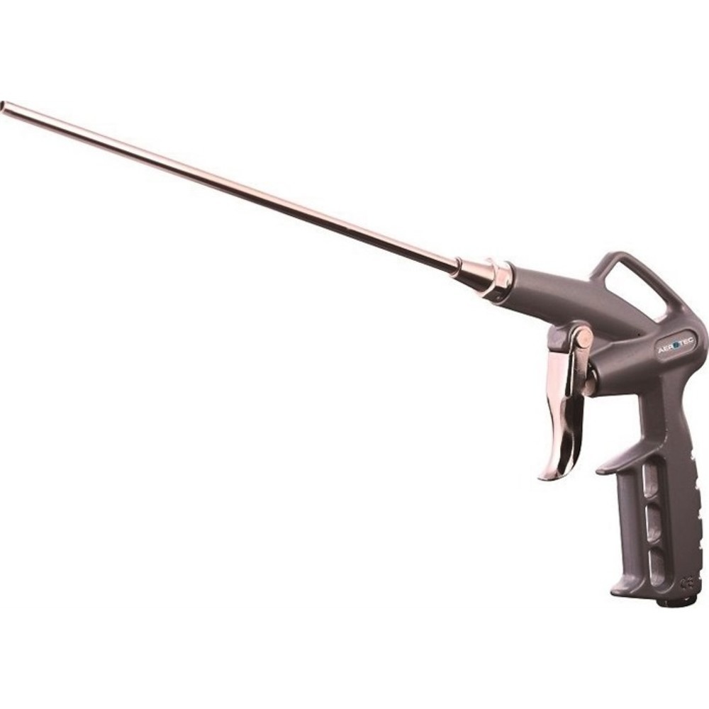 Produktabbildung: Druckluftausblaspistole lang 10bar 120lmin AEROTEC