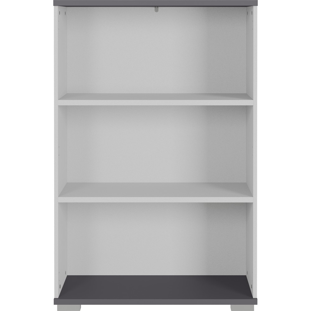 Produktabbildung Nr. 2: Aktenregal PROFI, 3 Fächer, Höhe 1.230 mm, Breite 800 mm, Lichtgrau/Graphit