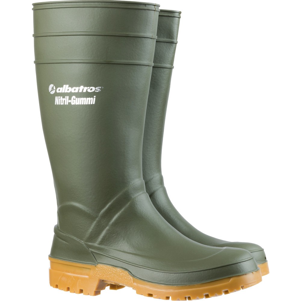 Illustration du produit: albatros GUARDIAN HIGH GREEN Nitrilgummistiefel Größe 41, grün