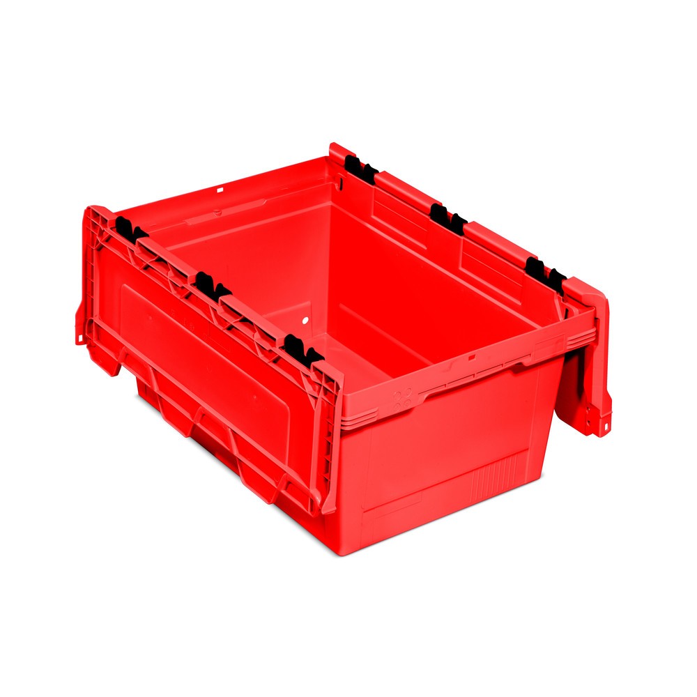 Produktabbildung: Allit Eurobox, aus PP, HxBxT 199 x 600 x 400 mm, 47 Liter, rot