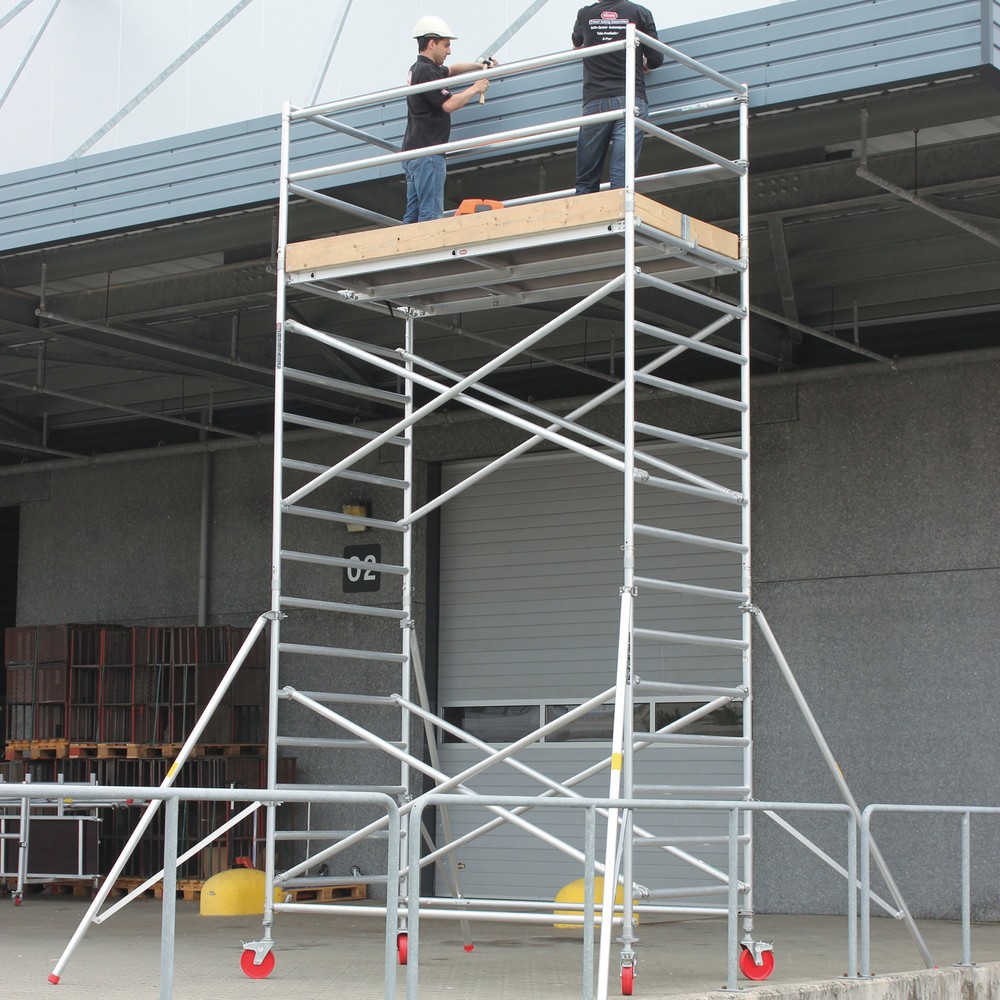 Produktabbildung: altrex Alu-Fahrgerüst Professional, Plattform 1,35 x 1,85 m, Standhöhe 2,20 m
