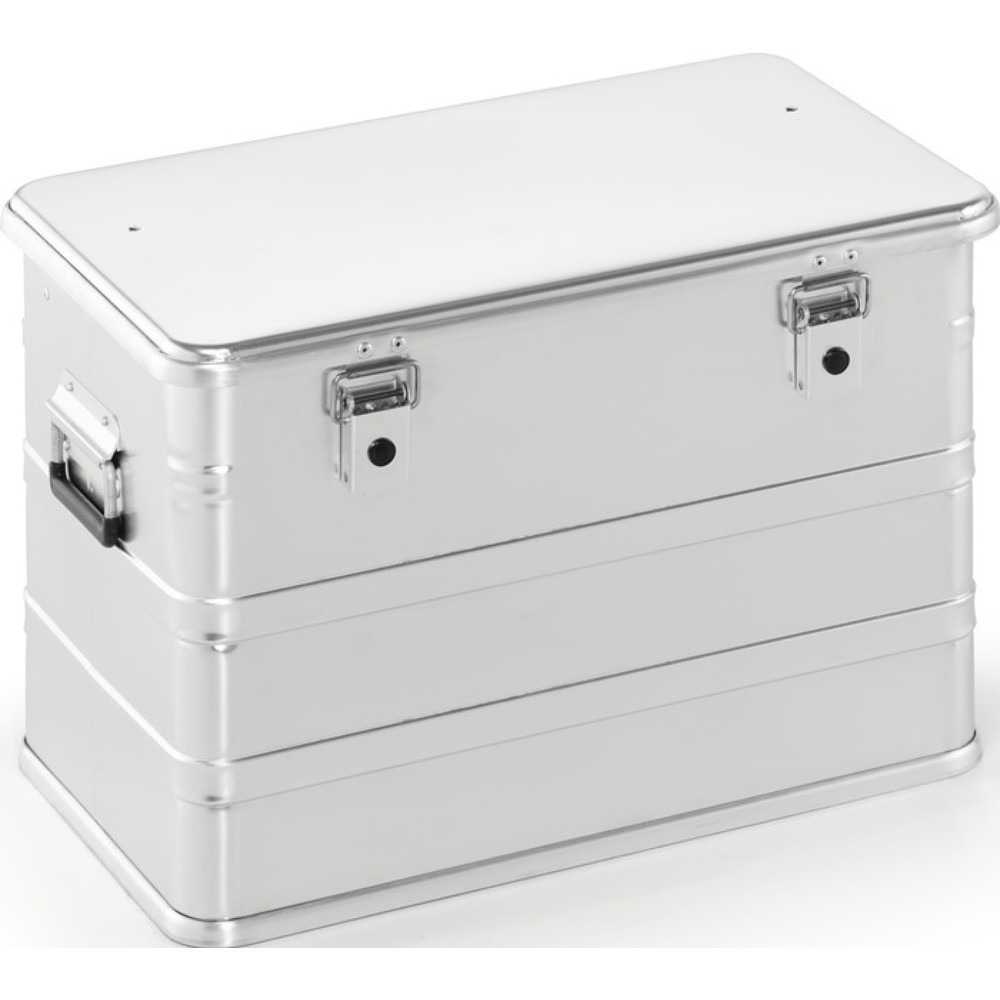 Produktabbildung: Aluminiumbox, mit Klapphebelverschlüssen mit Bohrungen, L582xB385xH397mm 76 l