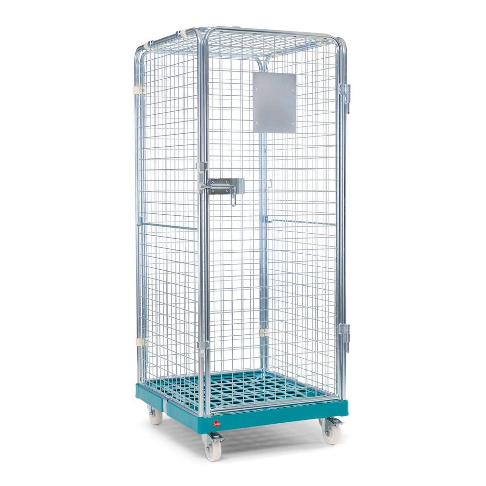 Produktabbildung Nr. 4: Ameise® Anti-Diebstahl-Rollbehälter, 5-seitig, galvanisch verzinkt, Kunststoff-Rollplatte, HxBxT 1.810 x 724 x 815 mm