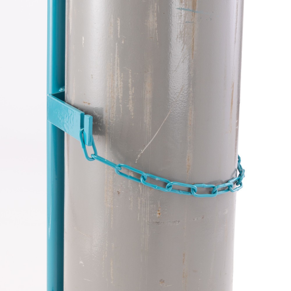Produktabbildung Nr. 7: Ameise® Diable pour bouteilles en acier, pour 1 bouteille de 20-50 litres, pneumatiques gonflables