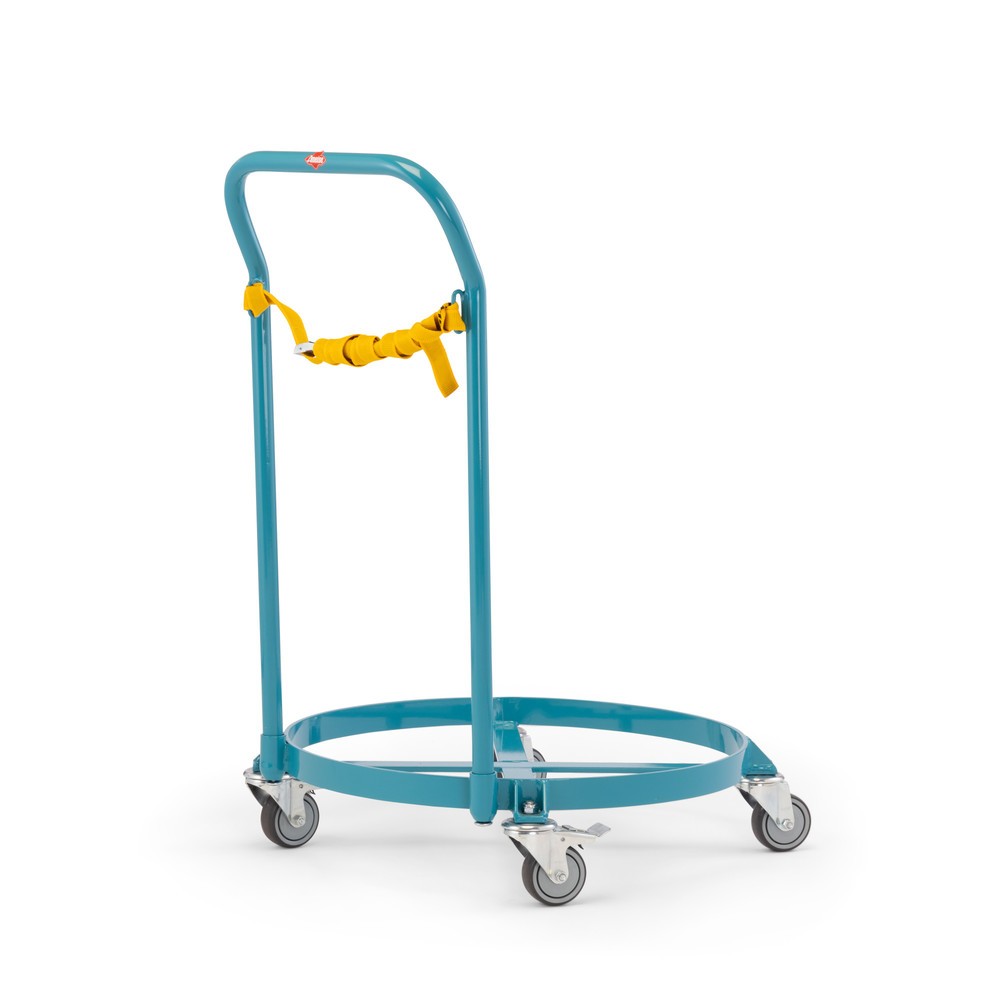 Produktabbildung Nr. 1: Ameise® Rouleur de fûts pour 1x fût de 200 litres, avec dossier de poussée