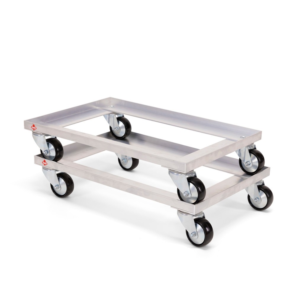 Illustration du produit: Ameise® Rouleur de transport en aluminium Dolly, jeu de 2, capacité de charge 150 kg