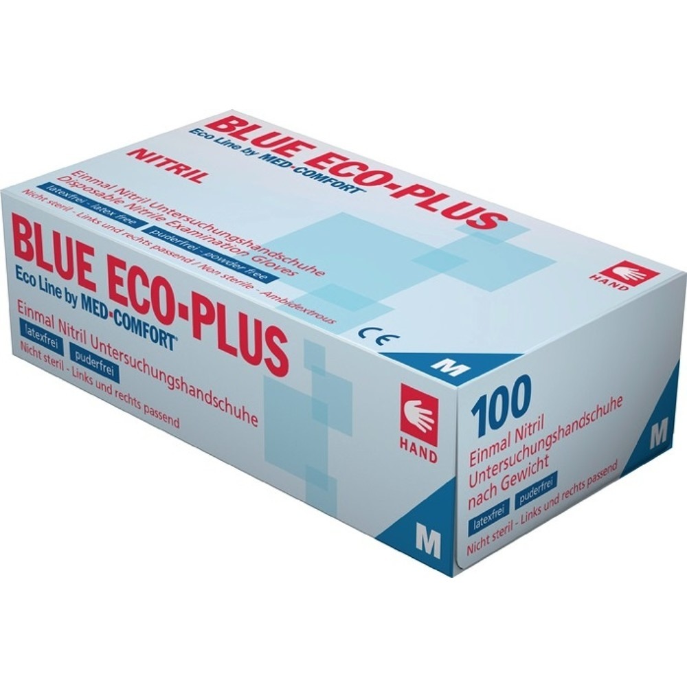 Produktabbildung: AMPRI Einw.-Handsch.Blue Eco Plus Gr.L blau