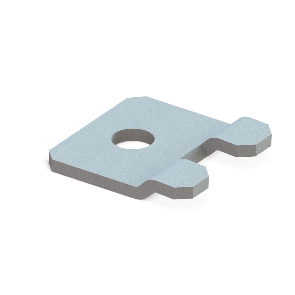 Produktabbildung Nr. 2: Ancrage de pied, galvanisé, pour rayonnage Cantilever META