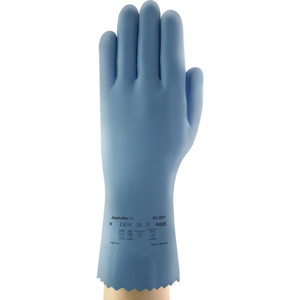 Produktabbildung: ANSELL Chemiehandschuh AlphaTec® 62-201 Gr.10