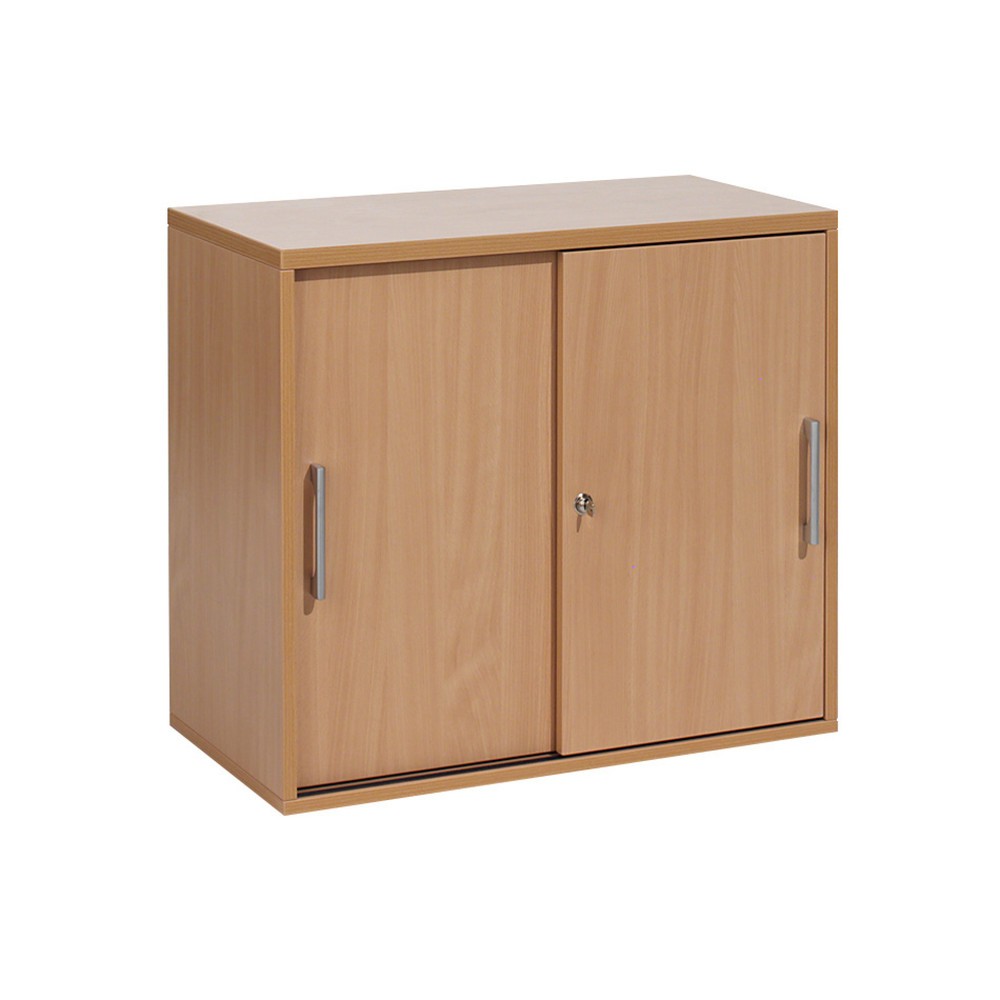 Produktabbildung: Anstell-Schiebetürschrank Profi, Breite 800 mm, Buche