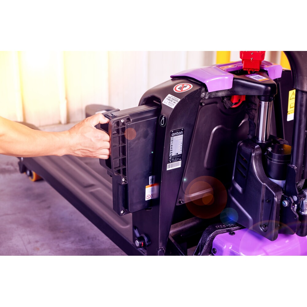 Produktabbildung Nr. 8: AntOn by Jungheinrich Elektro-Hubwagen PTL 1.5, extrabreit für Spezialpaletten, Tragfähigkeit 1.500 kg, Gabellänge 1.150 mm
