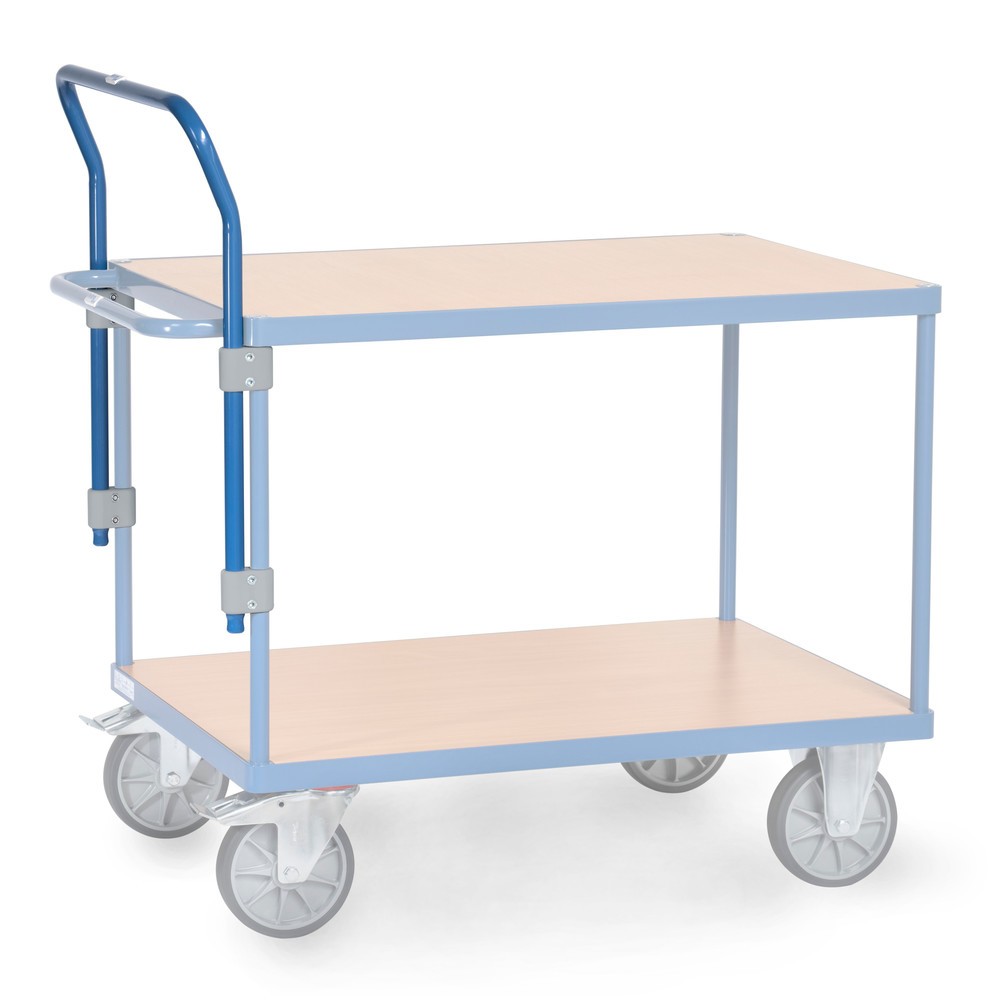 Produktabbildung Nr. 1: Arceau de poussée pour chariots de montage et servantes fetra®, réglable en hauteur, largeur 705 mm