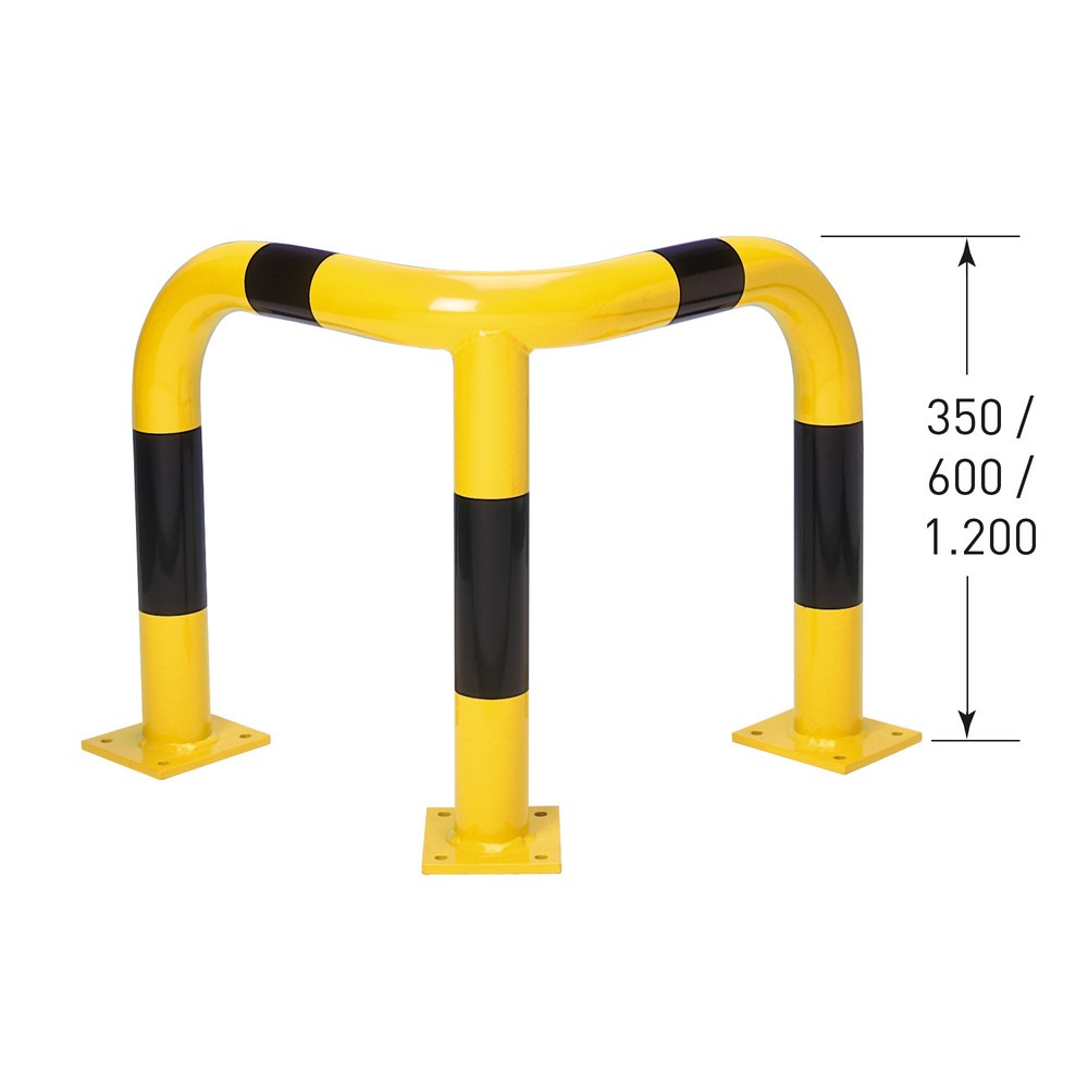 Produktabbildung Nr. 4: Arceau de protection d'angle galvanisé à chaud, utilisation en intérieur et en extérieur, hauteur 600 mm