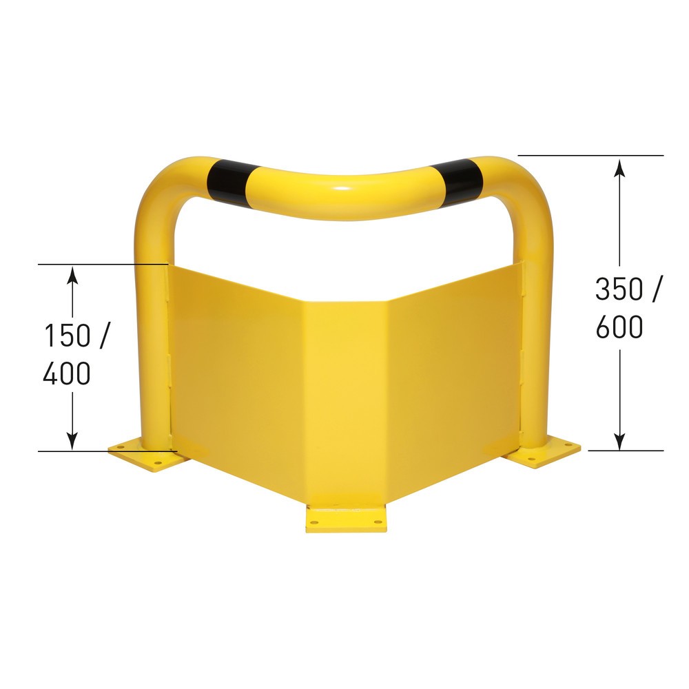 Produktabbildung Nr. 3: Arceau de protection de coin avec protection anti-encastrement, pour l’intérieur Hxl 600 x 600 mm