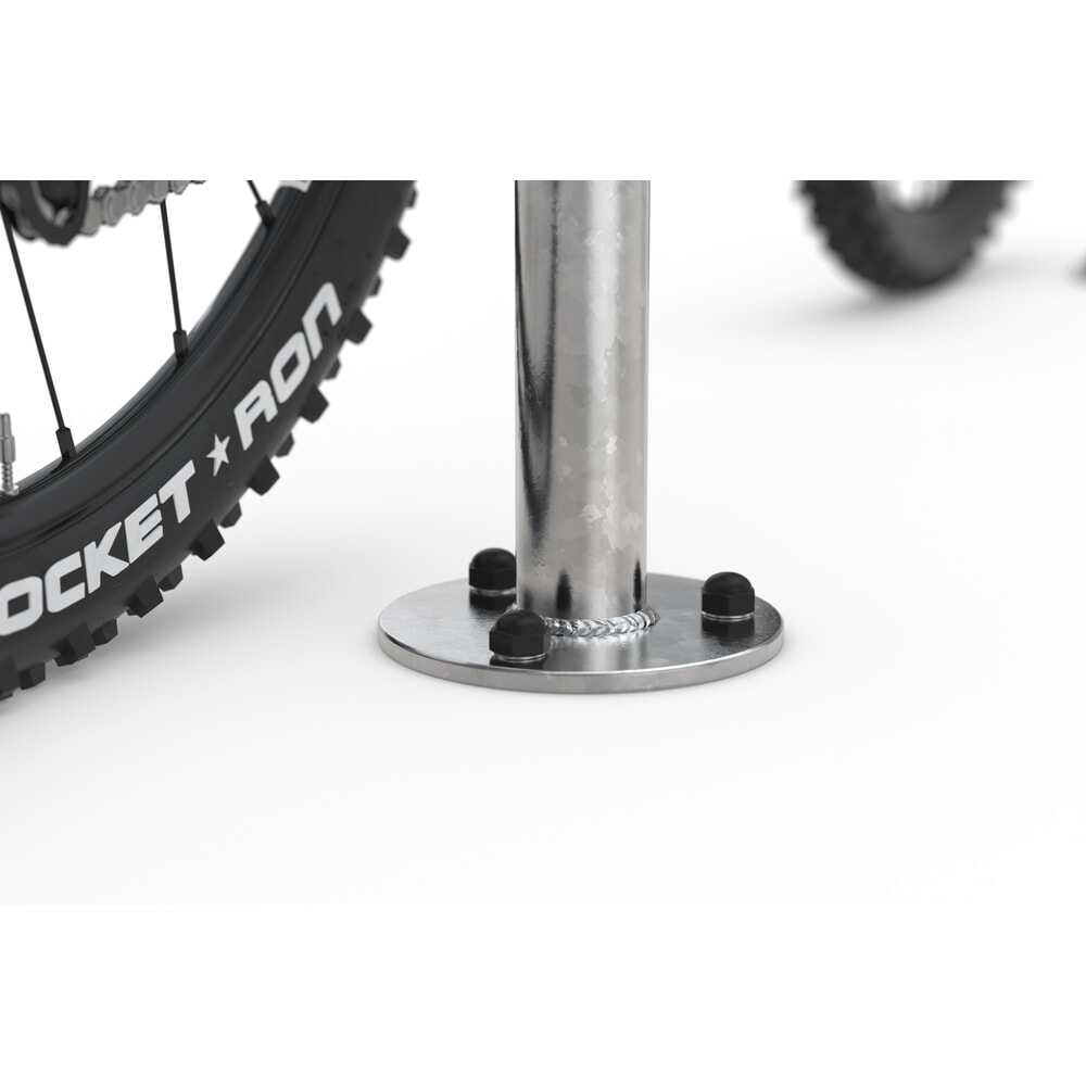 Produktabbildung Nr. 2: Arceau range vélo, standard, à cheviller, longueur 2 000 mm