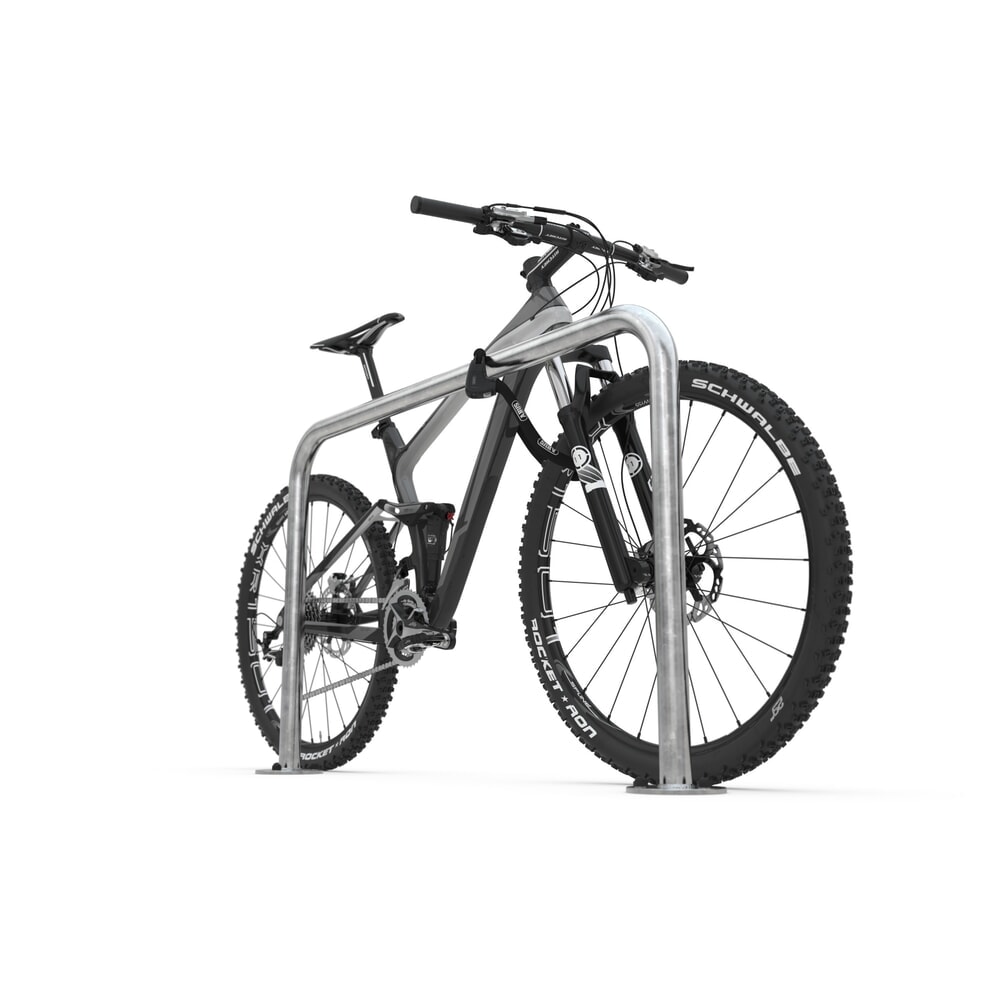 Produktabbildung Nr. 3: Arceau range vélo, standard, à cheviller, longueur 2 000 mm