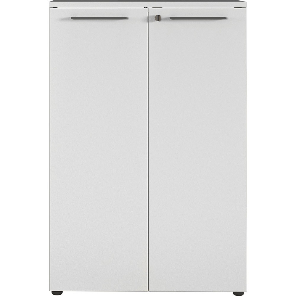 N° de l'image du produit 8 : Armoire à dossiers AGENDA, fermée, 2 portes battantes, hauteur 1 200 mm, largeur 800 mm, gris clair