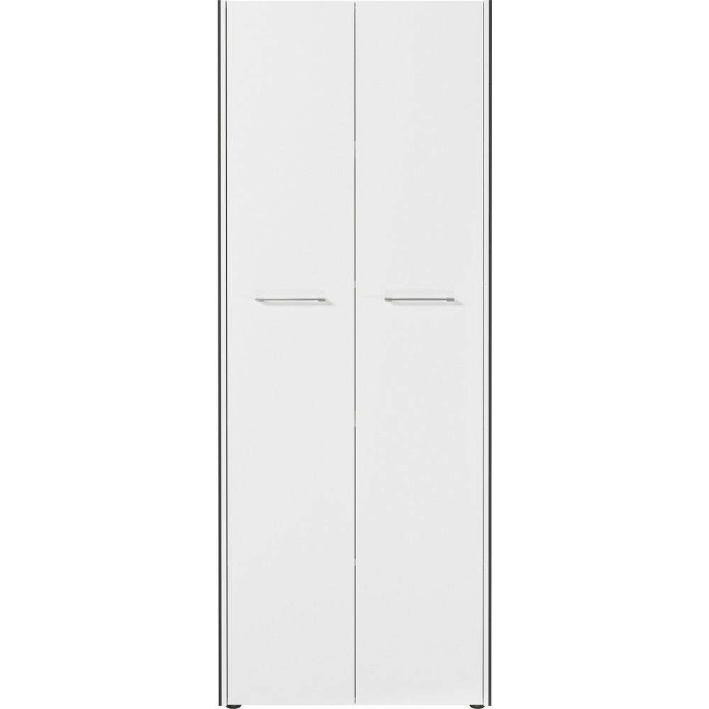 Produktabbildung Nr. 4: Armoire à dossiers PASADENA, 2 portes battantes, hauteur 1 960 mm, largeur 750 mm, graphite/blanc