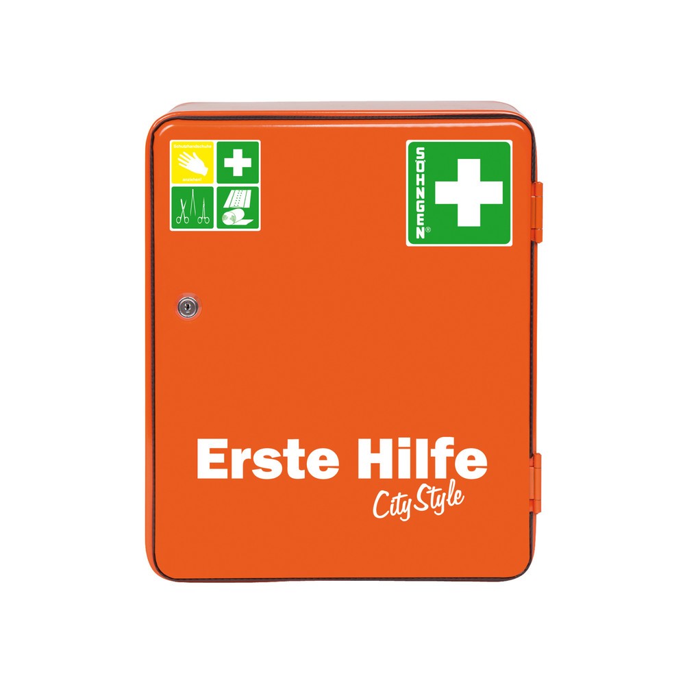 Produktabbildung Nr. 1: Armoire à pharmacie SÖHNGEN® HEIDELBERG, vide, orange