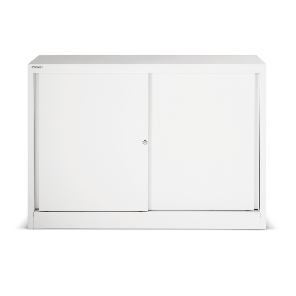 Produktabbildung Nr. 1: Armoire à portes battantes BISLEY Premium, H x l x P 839 x 1 200 x 430 mm, gris clair