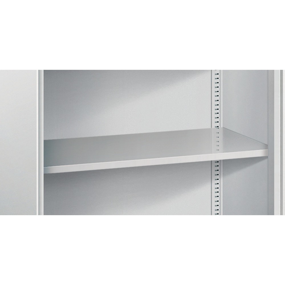 Produktabbildung Nr. 2: Armoire à portes battantes C+P Asisto, 3 hauteurs de classeur, largeur 800 mm, gris clair, bleu gentiane
