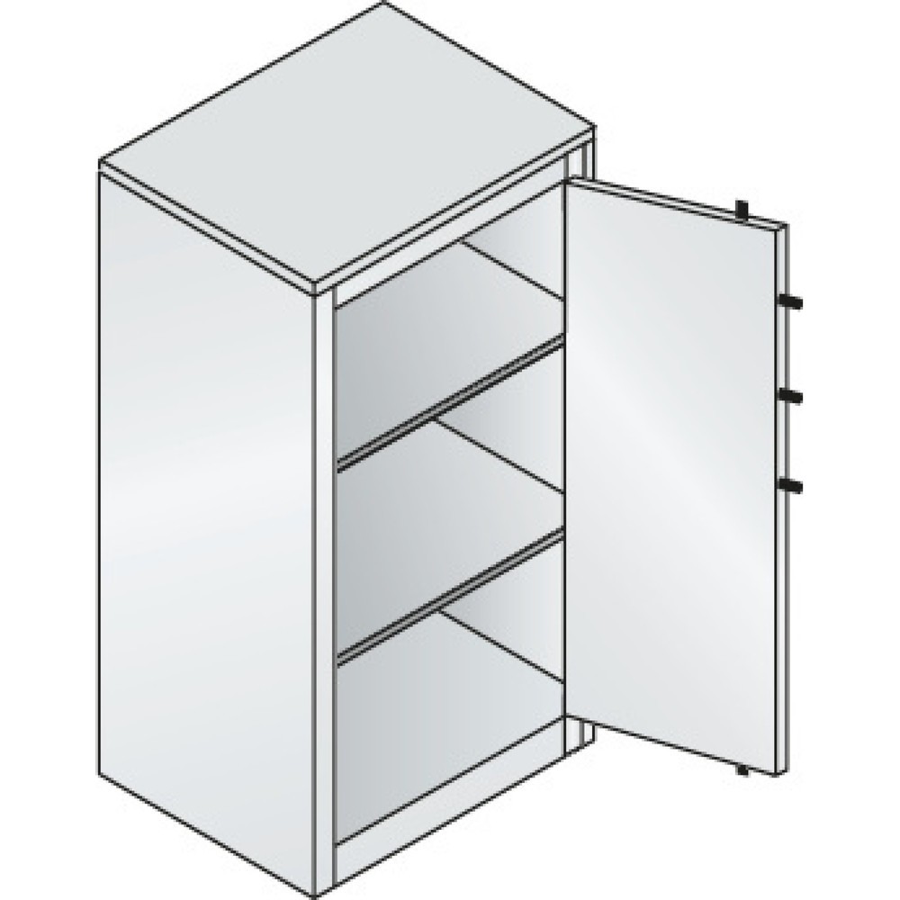 Produktabbildung Nr. 2: Armoire à portes battantes de sécurité C+P, 3 niveaux, H x l x P 1 226 x 650 x 500 mm, Érable