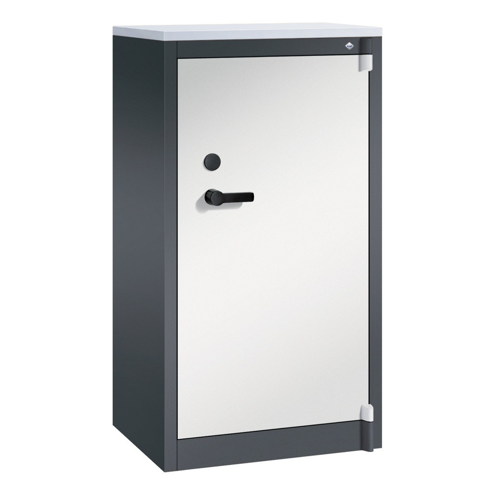 Illustration du produit: Armoire à portes battantes de sécurité C+P, 3 niveaux, H x l x P 1 226 x 650 x 500 mm, Gris clair