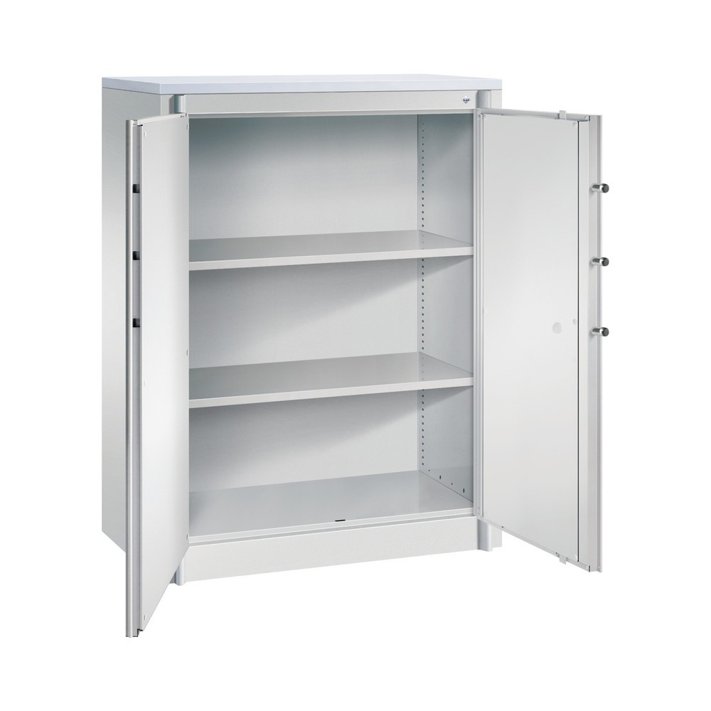 Produktabbildung Nr. 2: Armoire à portes battantes de sécurité C+P, 3 niveaux, H x l x P 1 226 x 930 x 500 mm, gris clair/gris clair, Gris clair