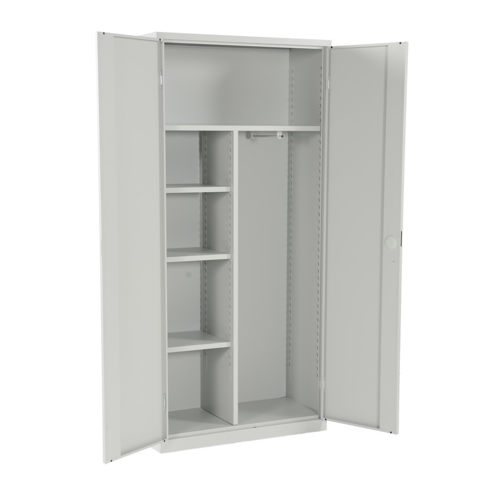 Produktabbildung Nr. 8: Armoire à produits de nettoyage avec serrure à cylindre à pêne tournant, HxlxP 1 950 x 920 x 420 mm
