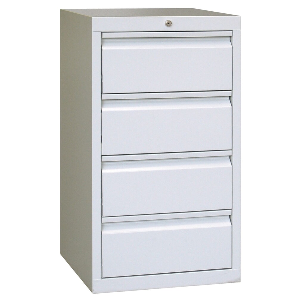Illustration du produit: Armoire à tiroirs légère PAVOY, guidage à coulissement, tiroirs 4 x 200 mm, largeur 500 mm, gris clair, gris clair