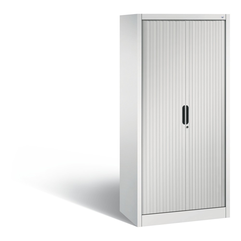 Produktabbildung Nr. 1: Armoire à volet roulant C+P, 4 hauteurs de classeur, largeur 800 mm, gris clair