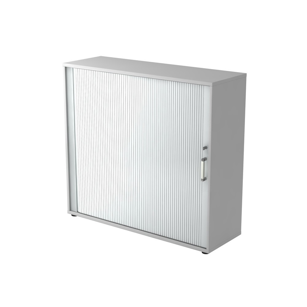 Illustration du produit: Armoire à volet roulant Hammerbacher hor. 3OH 120 cm CE gris/argenté