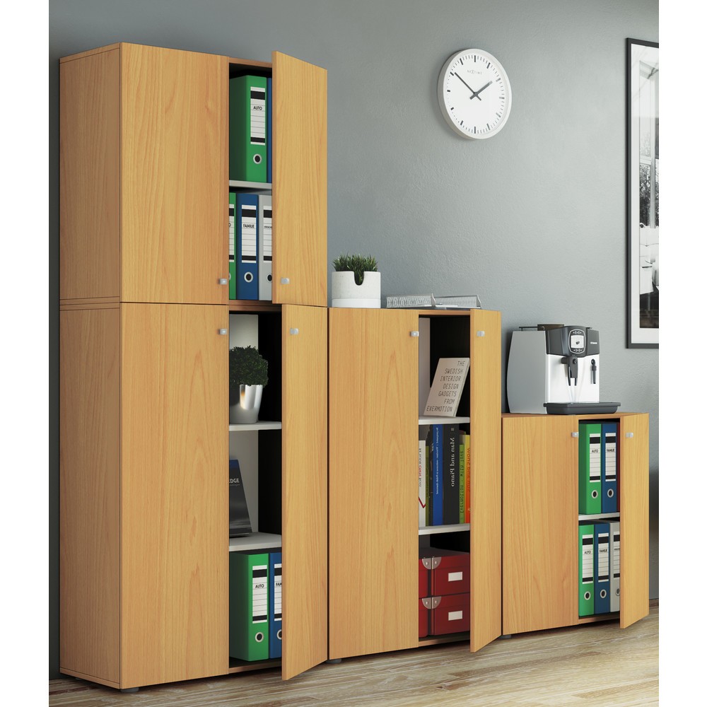 Produktabbildung Nr. 4: Armoire de bureau Lona L avec portes battantes, hêtre