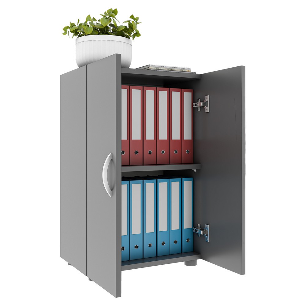 Produktabbildung Nr. 1: Armoire de bureau Ulas 2 compartiments, anthracite