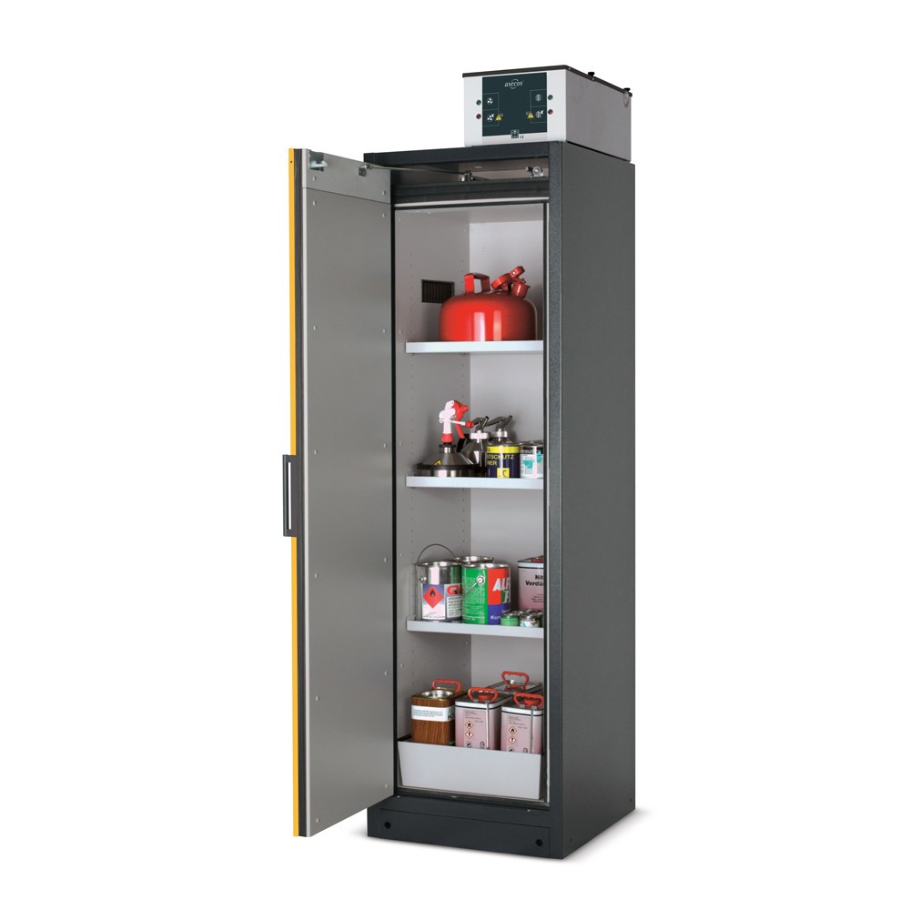 Produktabbildung Nr. 2: Armoire de sécurité asecos® Q-PEGASUS/Type 90, 4 cuves extractibles, HxlxP 1 953 x 1 193 x 615 mm, blanc pur