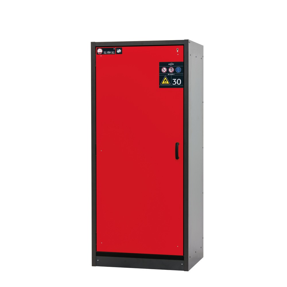 Illustration du produit: Armoire de sécurité asecos® Type 30, HxlxP 1 947 x 864 x 620 mm, gris anthracite/rouge signalisation