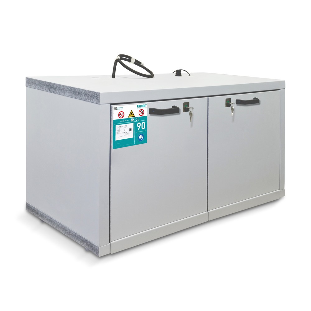 Produktabbildung Nr. 1: Armoire de sécurité sous comptoir, résistance au feu 90 min., HxLxP 630 x 1,100 x 570 mm, 2 rallonges complètes