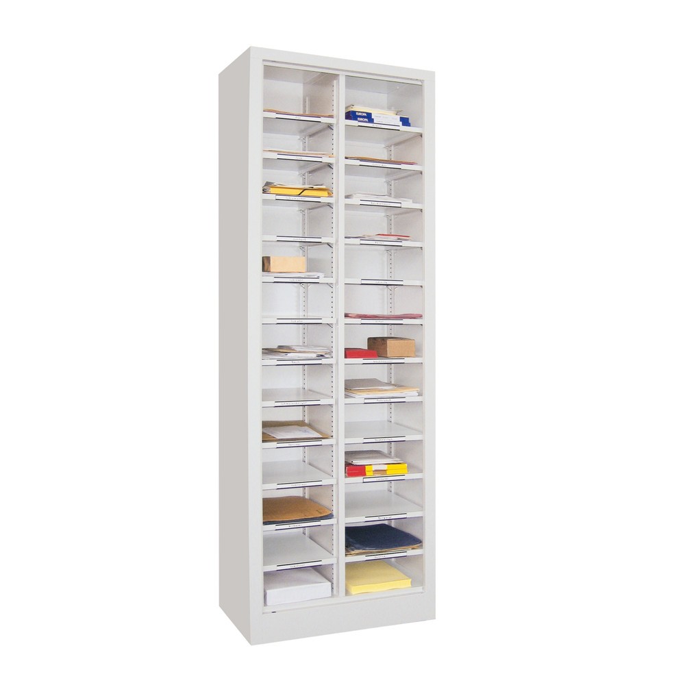 Produktabbildung Nr. 1: Armoire de tri PAVOY sans porte, 26 compartiments, vert réséda
