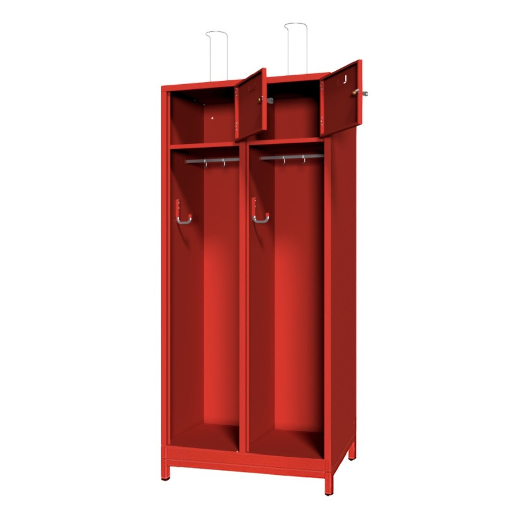 Produktabbildung Nr. 2: Armoire incendie PAVOY avec compensation de niveau + cadre porte-étiquette, HxlxP 1 850 x 830 x 500 mm