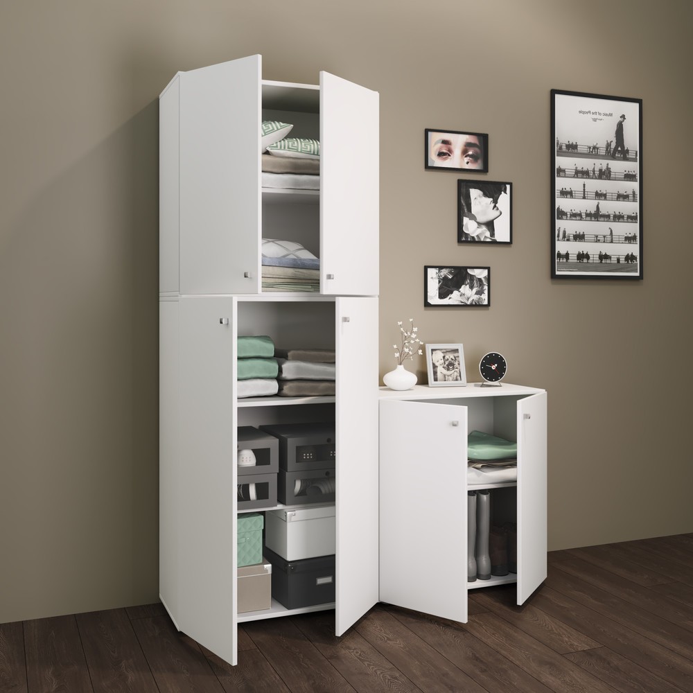 Produktabbildung Nr. 4: Armoire Lona XXL portes battantes, blanche