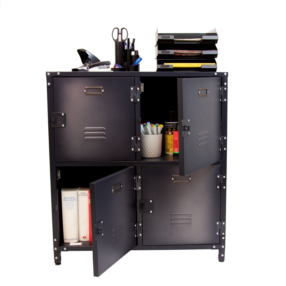 Produktabbildung Nr. 6: Armoire métallique Vintage, 4 compartiments