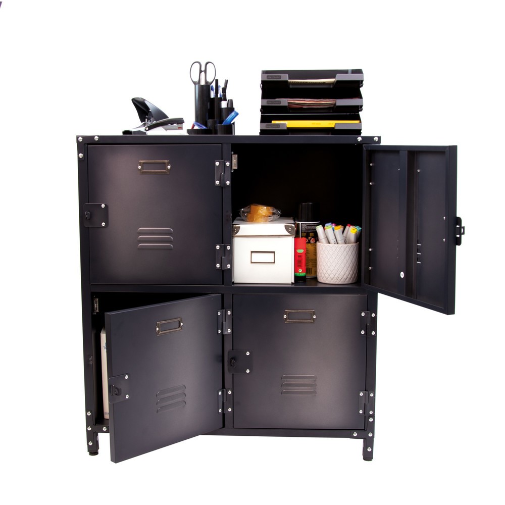 Produktabbildung Nr. 7: Armoire métallique Vintage, 4 compartiments