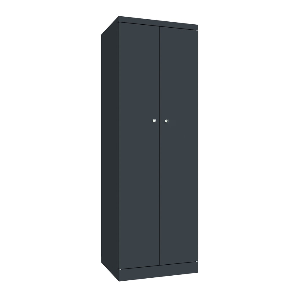 Illustration du produit: Armoire-penderie PAVOY avec portes battantes, H x l x P 1 800 x 600 x 500, fermeture individuelle, gris clair, gris clair