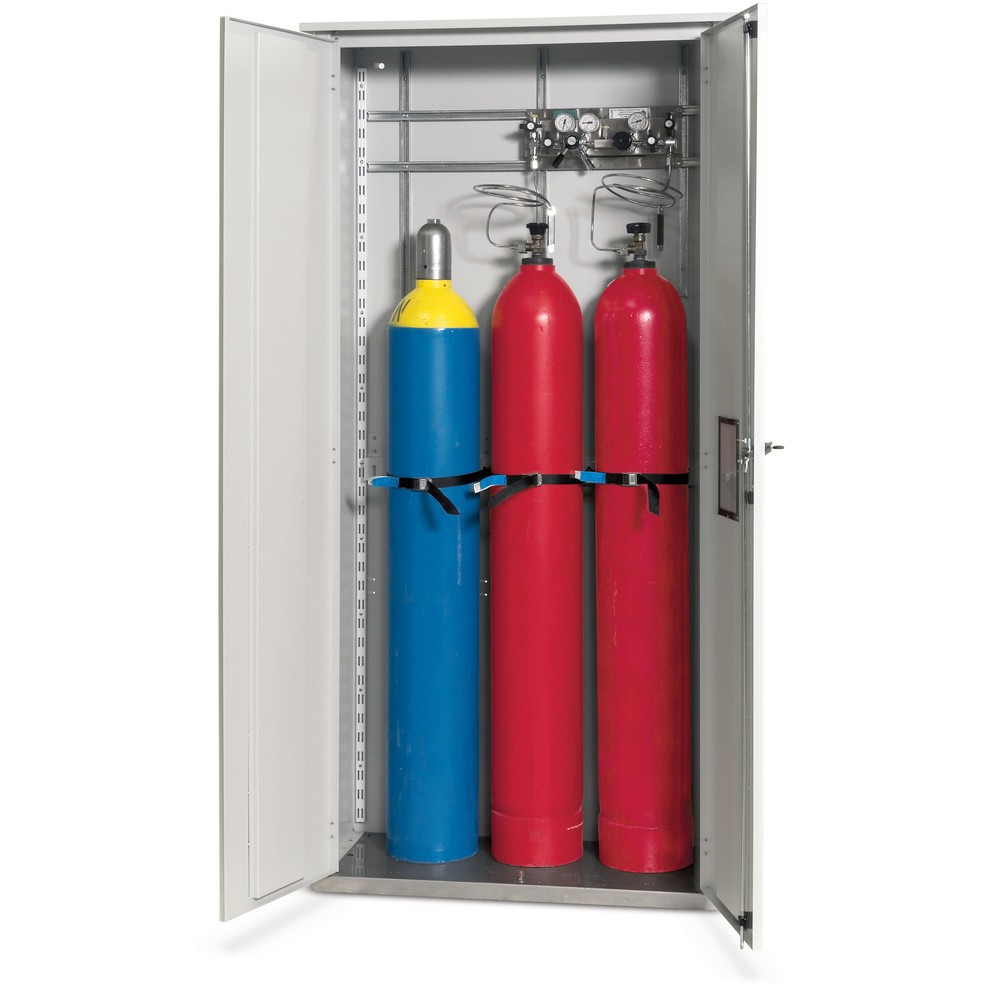 Illustration du produit: Armoire pour bouteilles de gaz comprimé, H x l x P 2 150 x 1 000 x 400 mm